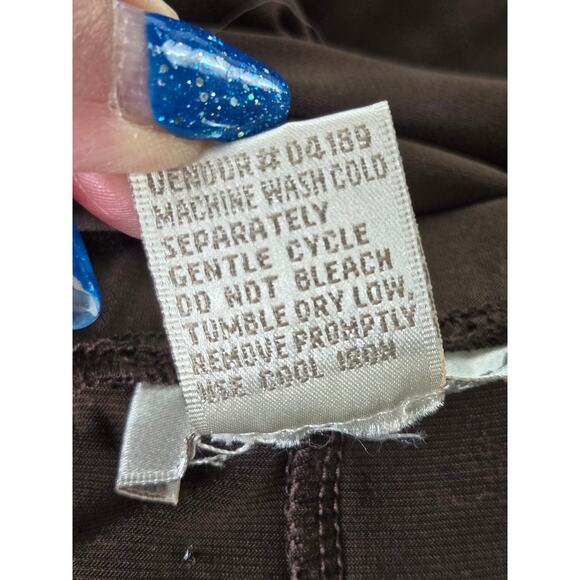 Spiegel EUC Vintage maxi high waist halter twist formal gown Small 6 dark brown - Picture 11 of 13